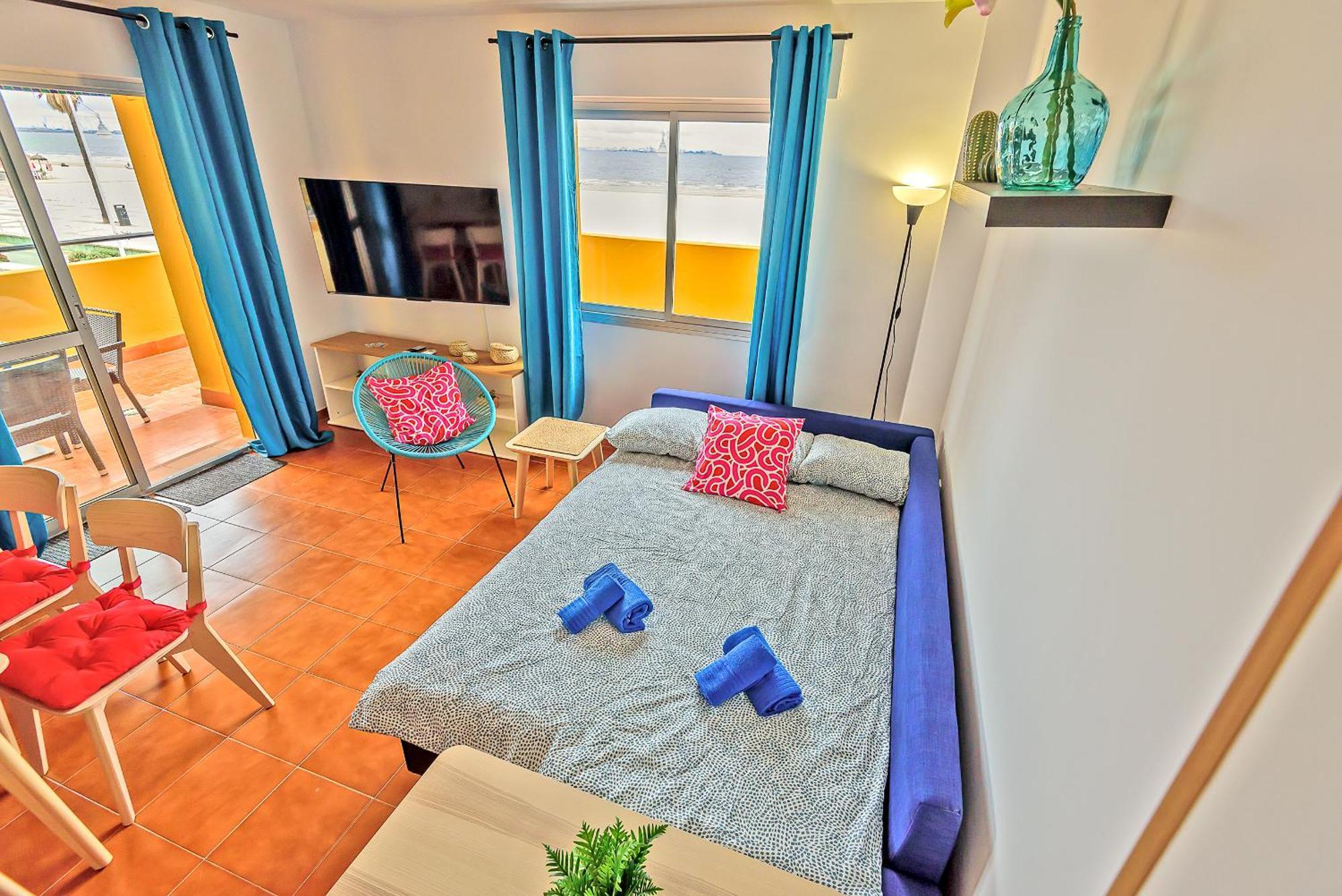 Beachfront Duplex 1ª Linea & Terraces Oceanfront El Puerto de Santa Maria Bagian luar foto
